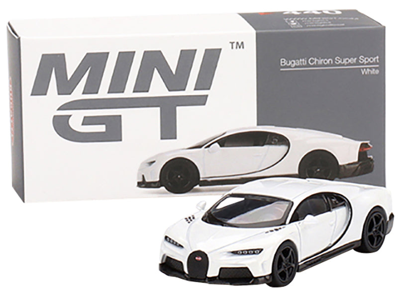 Bugatti Chiron Super Sport White Limited Edition to 4800 pieces Worldwide 1/64 Diecast Model Car by True Scale Miniatures