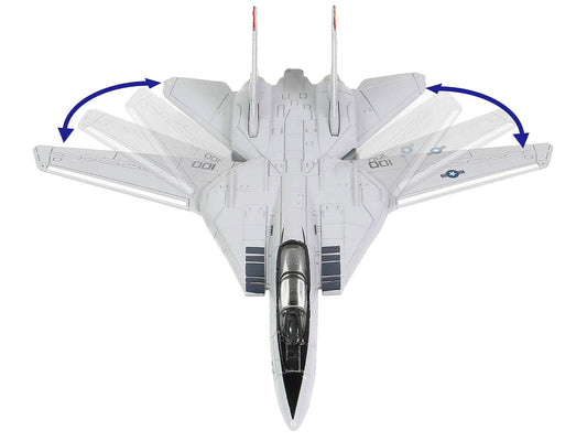 Grumman F-14 Tomcat Fighter Aircraft "VF-41 Black Aces" and Section A of USS Enterprise (CVN-65) Aircraft Carrier Display Deck "Legendary F-14 Tomcat" Series 1/200 Diecast Model by Forces of Valor