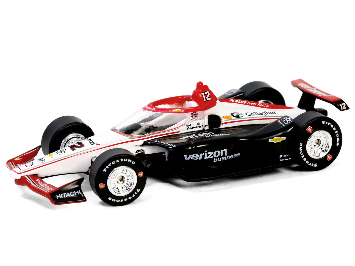 Dallara IndyCar #12 Will Power "Verizon" Team Penske "NTT IndyCar Series" (2024) 1/64 Diecast Model Car by Greenlight