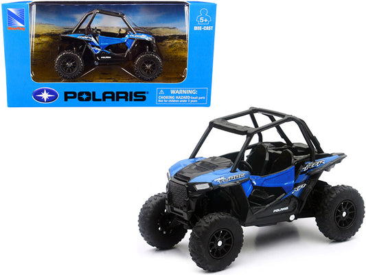 Polaris RZR XP Turbo DOHC Mini ATV Blue and Black Diecast Model by New Ray