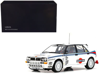 Lancia Delta HF Integrale Evoluzione Test Car White "Martini Racing" 1/18 Diecast Model Car by Kyosho