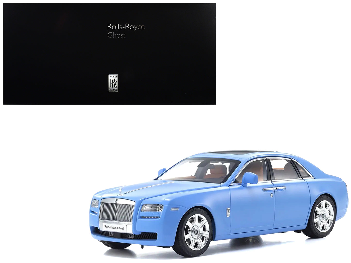 Rolls-Royce Ghost Light Blue 1/18 Diecast Model Car by Kyosho