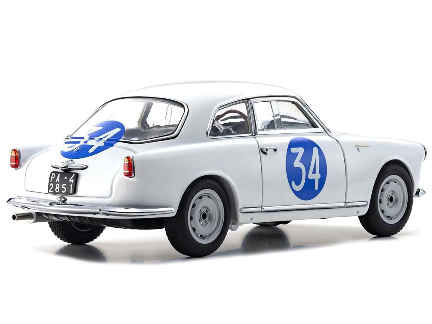 Alfa Romeo Giulietta SV #34 Emanuele - Aldebaran "Targa Florio" (1960) 1/18 Diecast Model Car by Kyosho