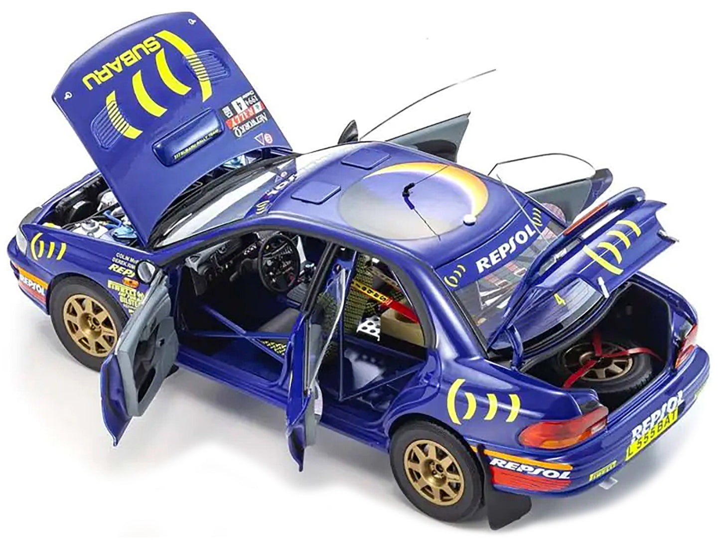 Subaru Impreza #4 Colin McRae - Derek Ringer Winner "RAC Rally" (1994) 1/18 Diecast Model Car by Kyosho