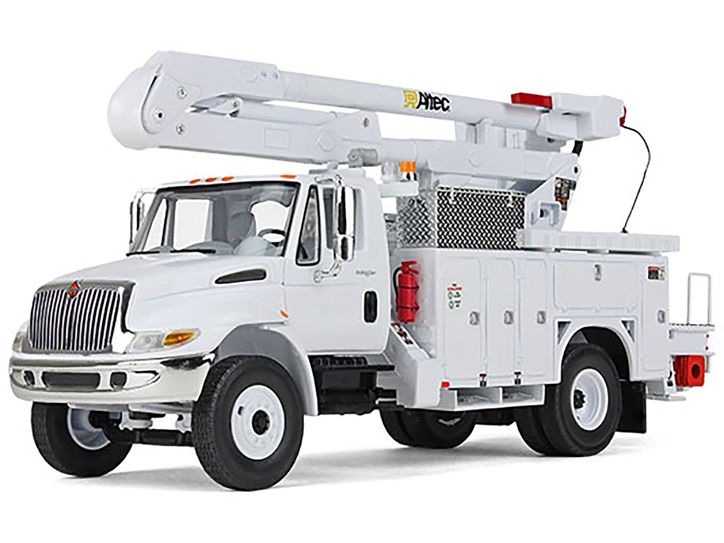 International DuraStar Utility Bucket Truck "Altec" White 1/34 Diecast Model by First Gear