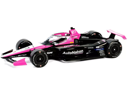 Dallara IndyCar #27 Kyle Kirkwood "AutoNation" Andretti Autosport "NTT IndyCar Series" (2024) 1/18 Diecast Model Car by Greenlight