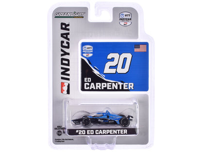 Dallara IndyCar #20 Ed Carpenter "Guy Care" Ed Carpenter Racing "NTT IndyCar Series" (2024) 1/64 Diecast Model Car by Greenlight