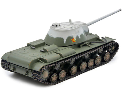 Soviet Kliment Voroshilov KV-3 Heavy Tank Winter Camouflage 1/72 Diecast Model by Panzerkampf