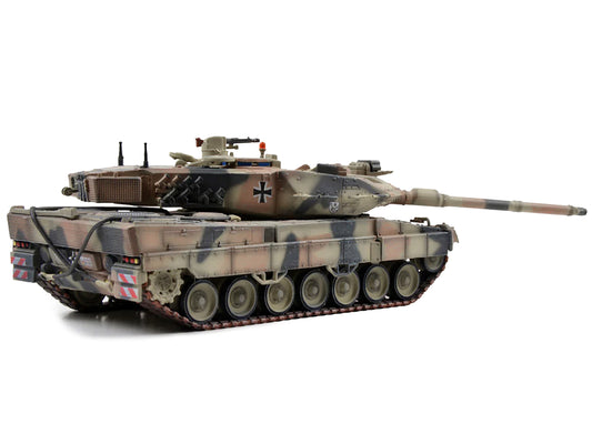 German Kampfpanzer Leopard 2A6 Main Battle Tank Mixed European Camouflage 1/72 Diecast Model by Panzerkampf