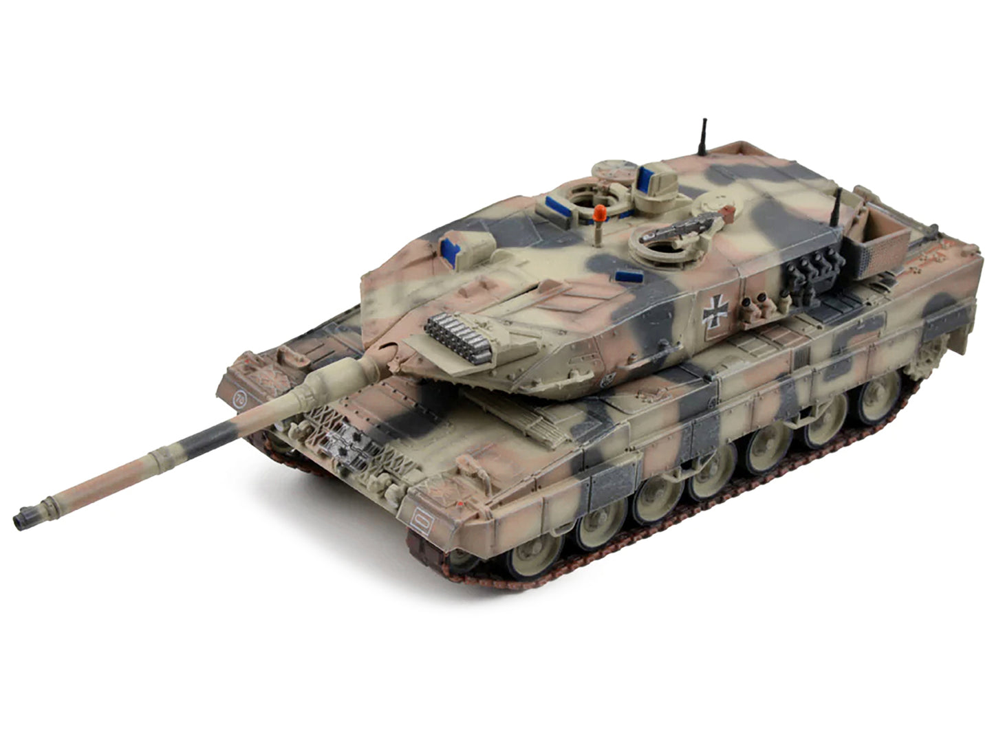 German Kampfpanzer Leopard 2A6 Main Battle Tank Mixed European Camouflage 1/72 Diecast Model by Panzerkampf