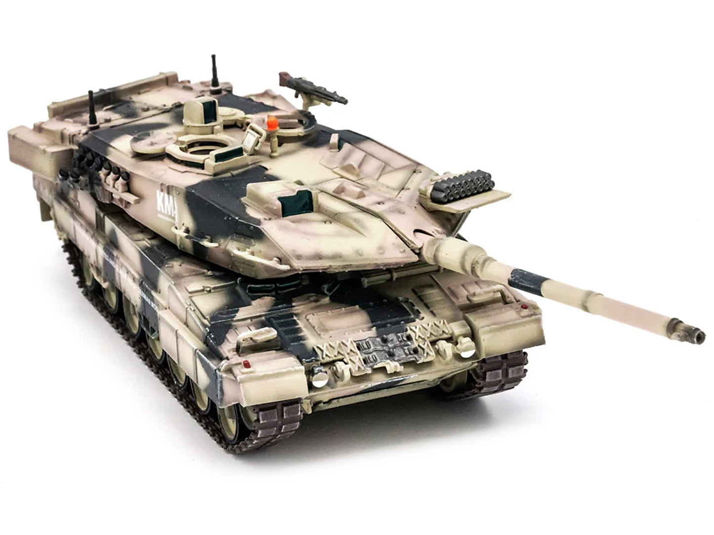 German Kampfpanzer Leopard 2A7 Main Battle Tank Desert Camouflage 1/72 Diecast Model by Panzerkampf