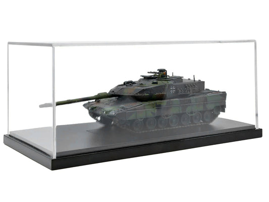 German Kampfpanzer Leopard 2A6EX Main Battle Tank Woodland Camouflage 1/72 Diecast Model by Panzerkampf