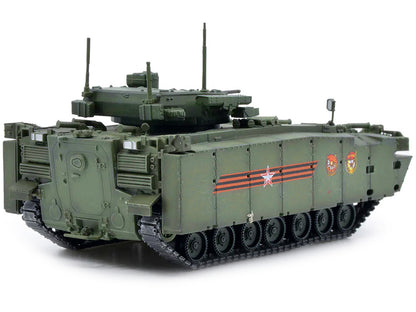 Russian (Object 695) Kurganets-25 Infantry Fighting Vehicle with Four Kornet-EM Guided Missiles - Moscow Victory Day Parade 1/72 Diecast Model by Panzerkampf