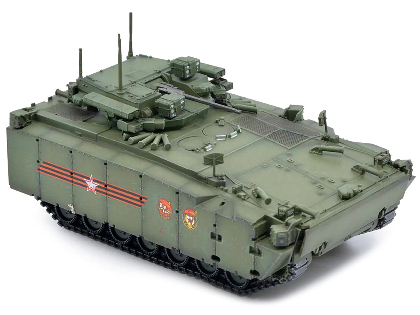 Russian (Object 695) Kurganets-25 Infantry Fighting Vehicle with Four Kornet-EM Guided Missiles - Moscow Victory Day Parade 1/72 Diecast Model by Panzerkampf