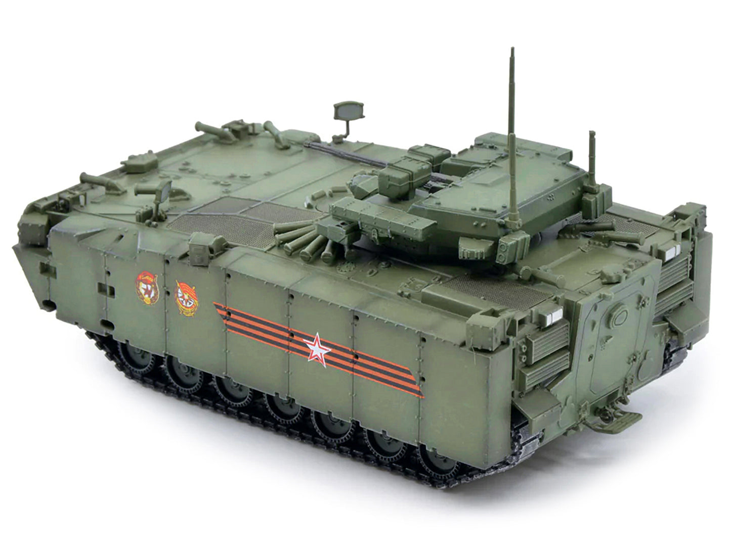 Russian (Object 695) Kurganets-25 Infantry Fighting Vehicle with Four Kornet-EM Guided Missiles - Moscow Victory Day Parade 1/72 Diecast Model by Panzerkampf