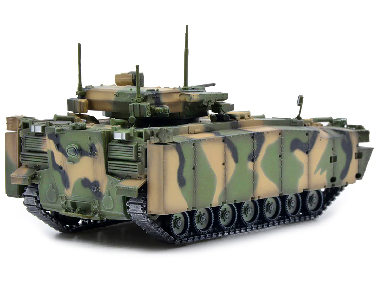 Russian (Object 695) Kurganets-25 Infantry Fighting Vehicle with Four Kornet EM Guided Missiles Camouflage 1/72 Diecast Model by Panzerkampf