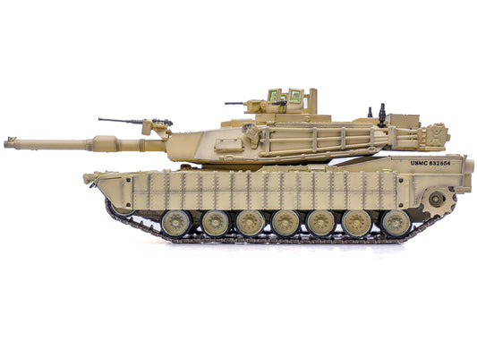 M1A1 TUSK (Tank Urban Survival Kit) "1st Tank Battalion 1st Marines Division U.S. Marine Corps" "Armor Premium" Series 1/72 Diecast Model by Panzerkampf