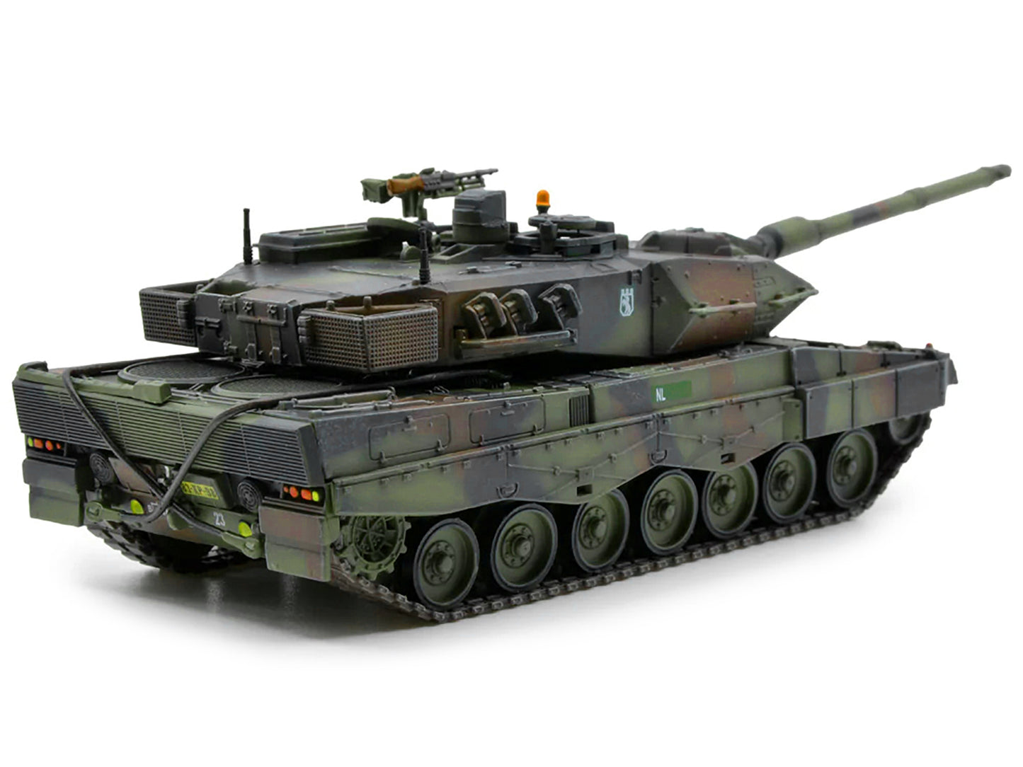 Dutch Royal Netherlands Army Leopard 2A6NL Main Battle Tank  Woodland Camouflage 1/72 Diecast Model by Panzerkampf