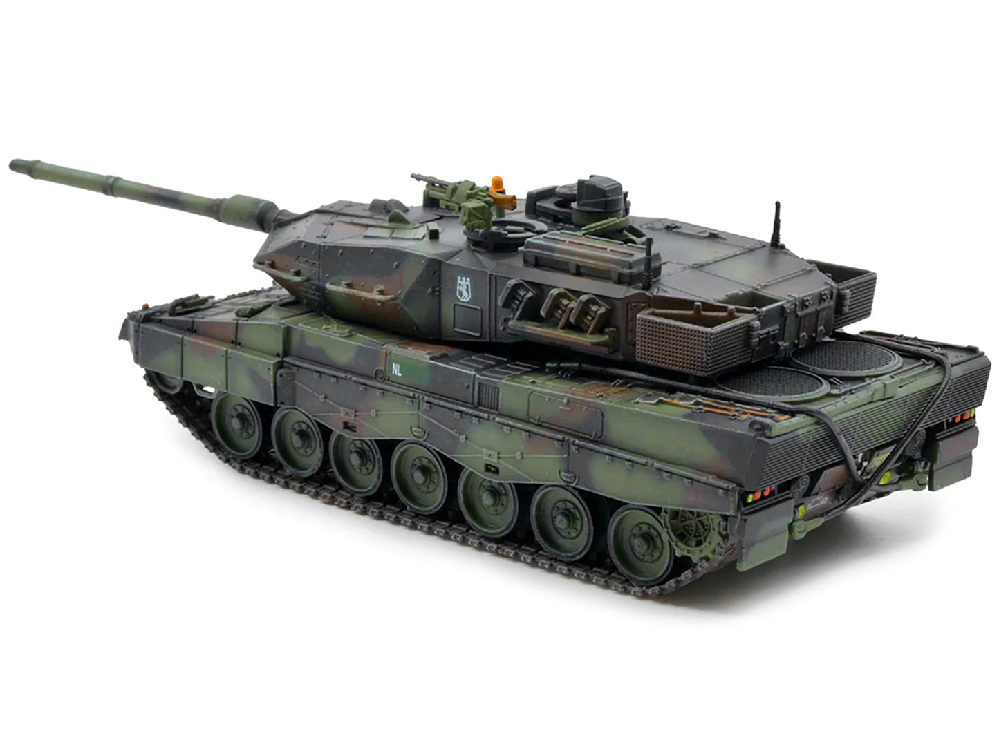 Dutch Royal Netherlands Army Leopard 2A6NL Main Battle Tank  Woodland Camouflage 1/72 Diecast Model by Panzerkampf