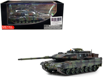 Dutch Royal Netherlands Army Leopard 2A6NL Main Battle Tank  Woodland Camouflage 1/72 Diecast Model by Panzerkampf