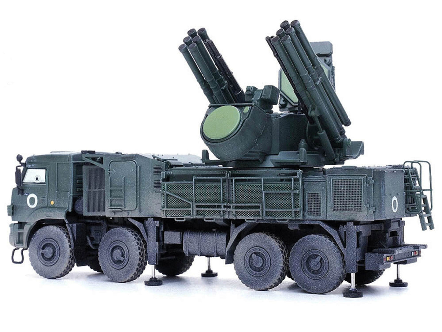 Pantsir S1 96K6 Self-Propelled Air Defense Weapon System "Ukraine War" Russian Army "Armor Premium" Series 1/72 Diecast Model by Panzerkampf