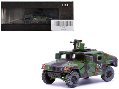 M988 Modern 4×4 Utility Vehicle with Grenade Launcher Camouflage "Military Police 65th Company 519th MP Battalion IFOR HQ ARRC Forward Brcko Bosnia and Herzegovina" (1996) "Military Miniature" Series 1/64 Diecast Model by Panzerkampf