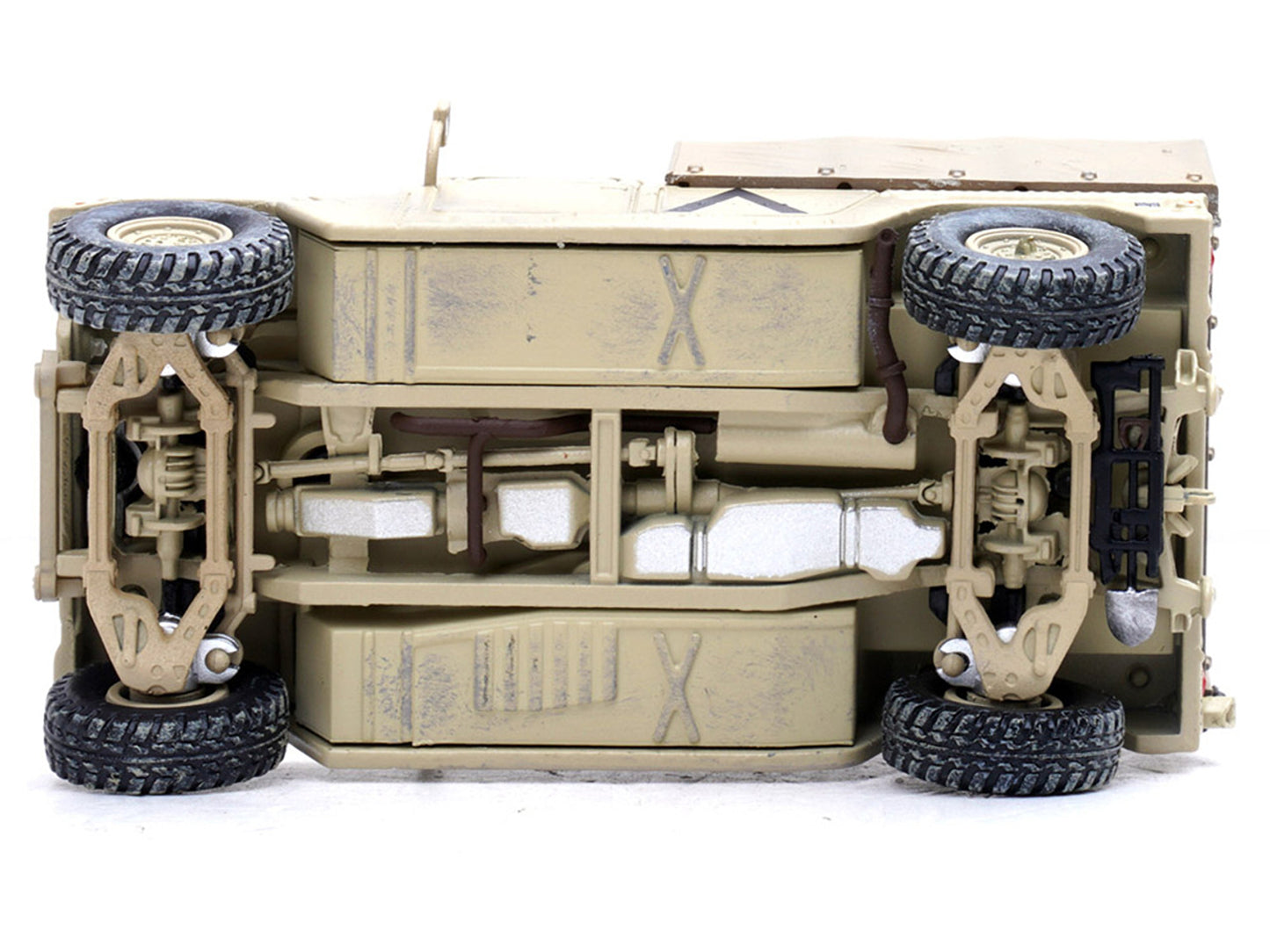 M998 HMMWV "1st Battalion 37th Armored Regiment 3rd Combat Brigade 1st Armored Division Gulf War Iraq" (1991) United States Army "Military Miniature" Series 1/64 Diecast Model by Panzerkampf