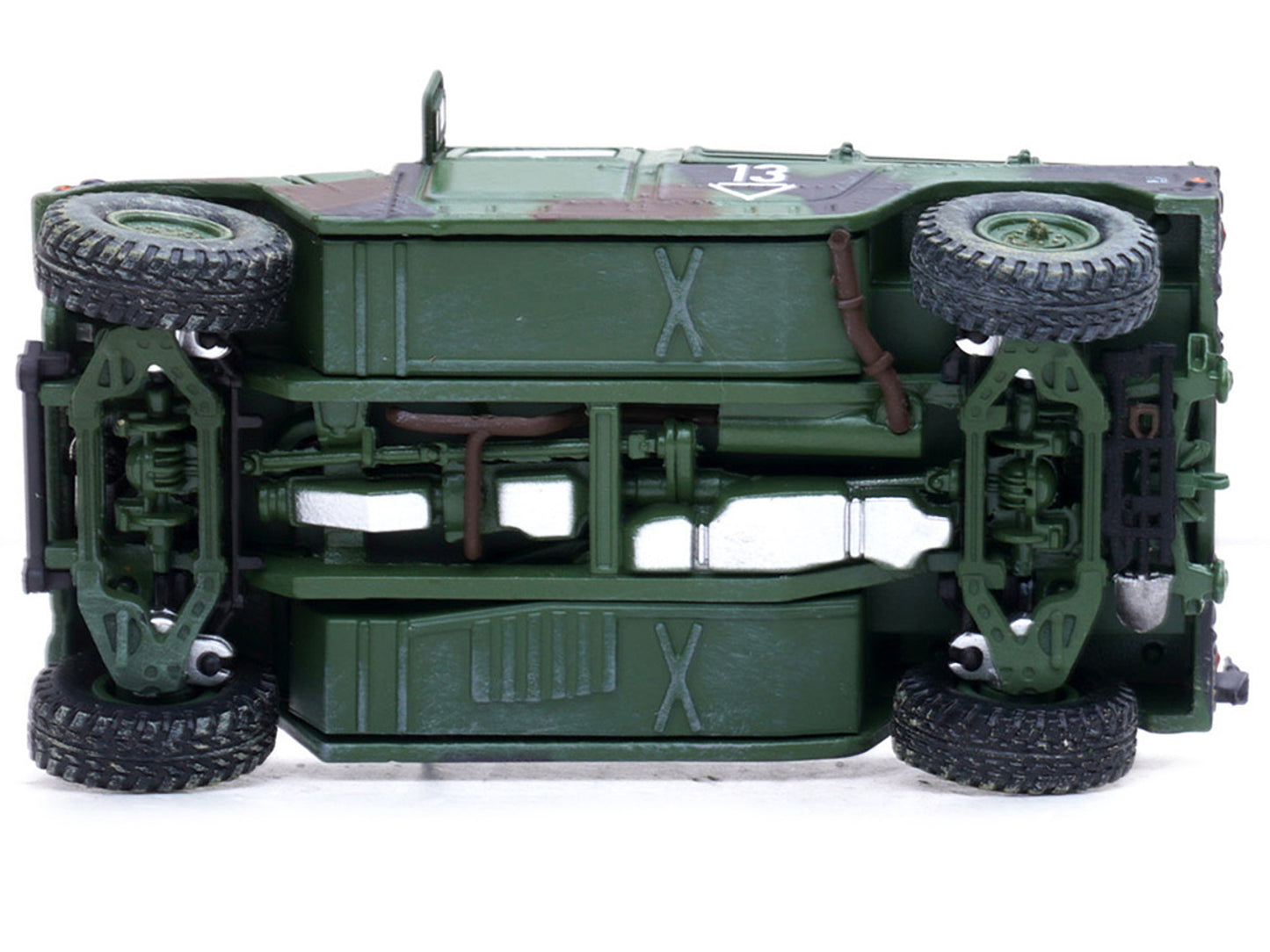 M998 HMMWV "2nd Battalion 3rd Field Artillery Regiment 1st Armored Division Stationed in Germany" (1999) United States Army "Military Miniature" Series 1/64 Diecast Model by Panzerkampf