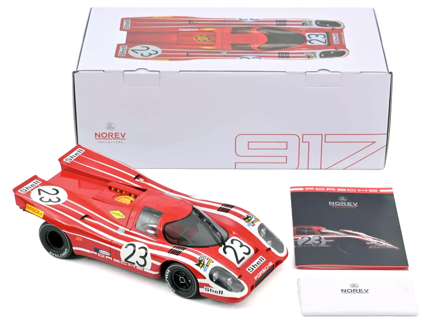 Porsche 917K #23 Hans Herrmann - Richard Attwood Winner "24 Hours of Le Mans" (1970) 1/12 Diecast Model Car by Norev