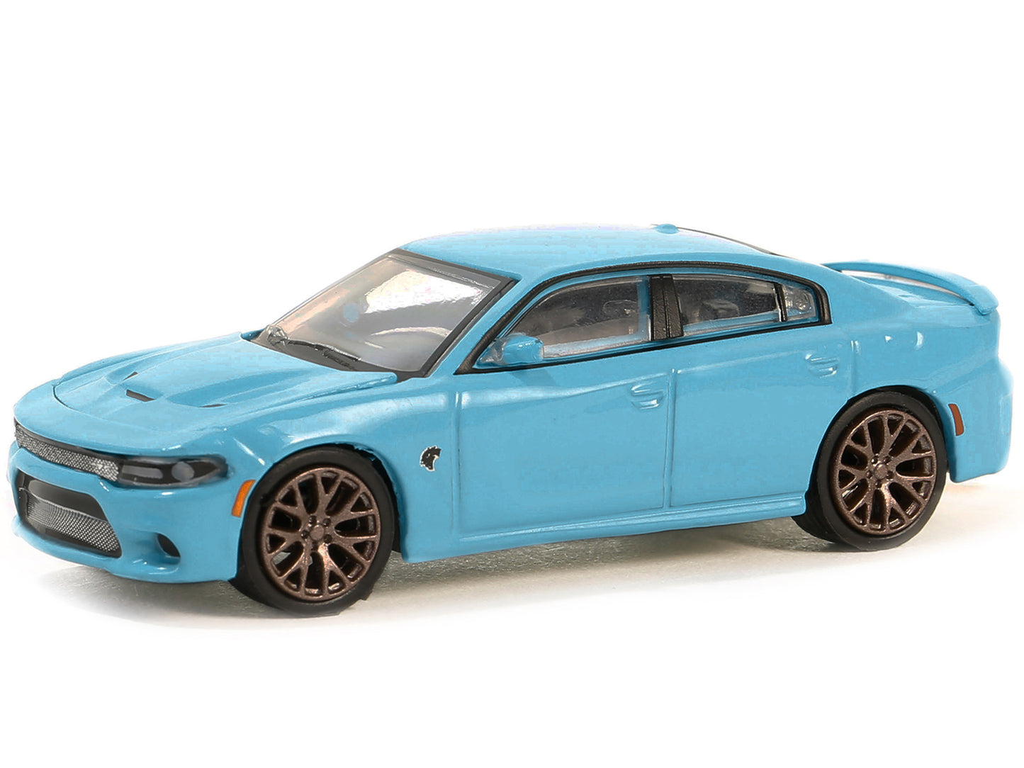 2016 Dodge Charger SRT Hellcat B5 Blue "GreenLight Muscle" Series 28 1/64 Diecast Model Car by Greenlight