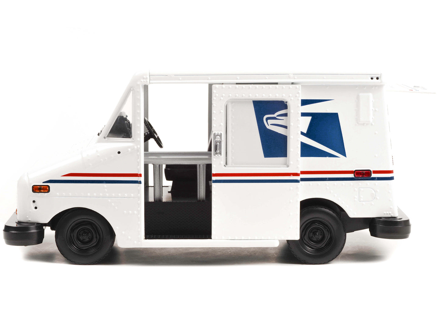 United States Postal Service (USPS) Long-Life Postal Delivery Vehicle (LLV) White 1/18 Diecast Model Car by Greenlight