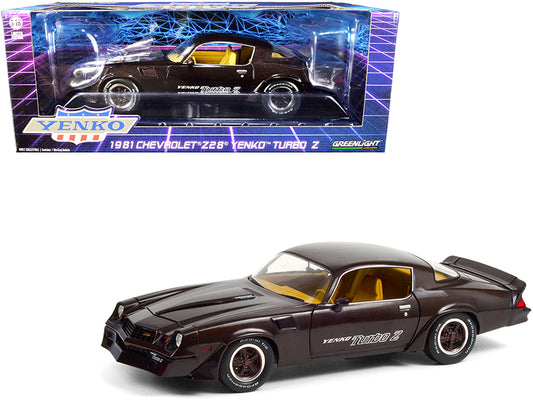 1981 Chevrolet Camaro Z/28 Yenko Turbo Z Turbo Brown Metallic 1/18 Diecast Model Car by Greenlight