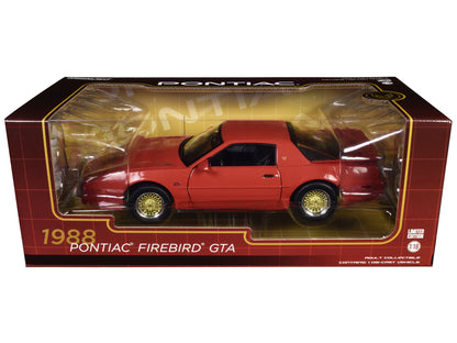 1988 Pontiac Firebird Trans Am GTA Flame Red 1/18 Diecast Model Car by Greenlight