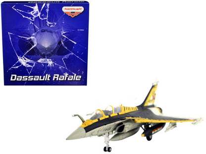 Dassault Rafale B Fighter Jet "NATO Tiger Meet" (2009) with Missile Accessories "Panzerkampf Wing" Series 1/72 Scale Model by Panzerkampf