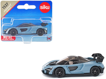 McLaren Senna Blue with Black Top Diecast Model Car by Siku