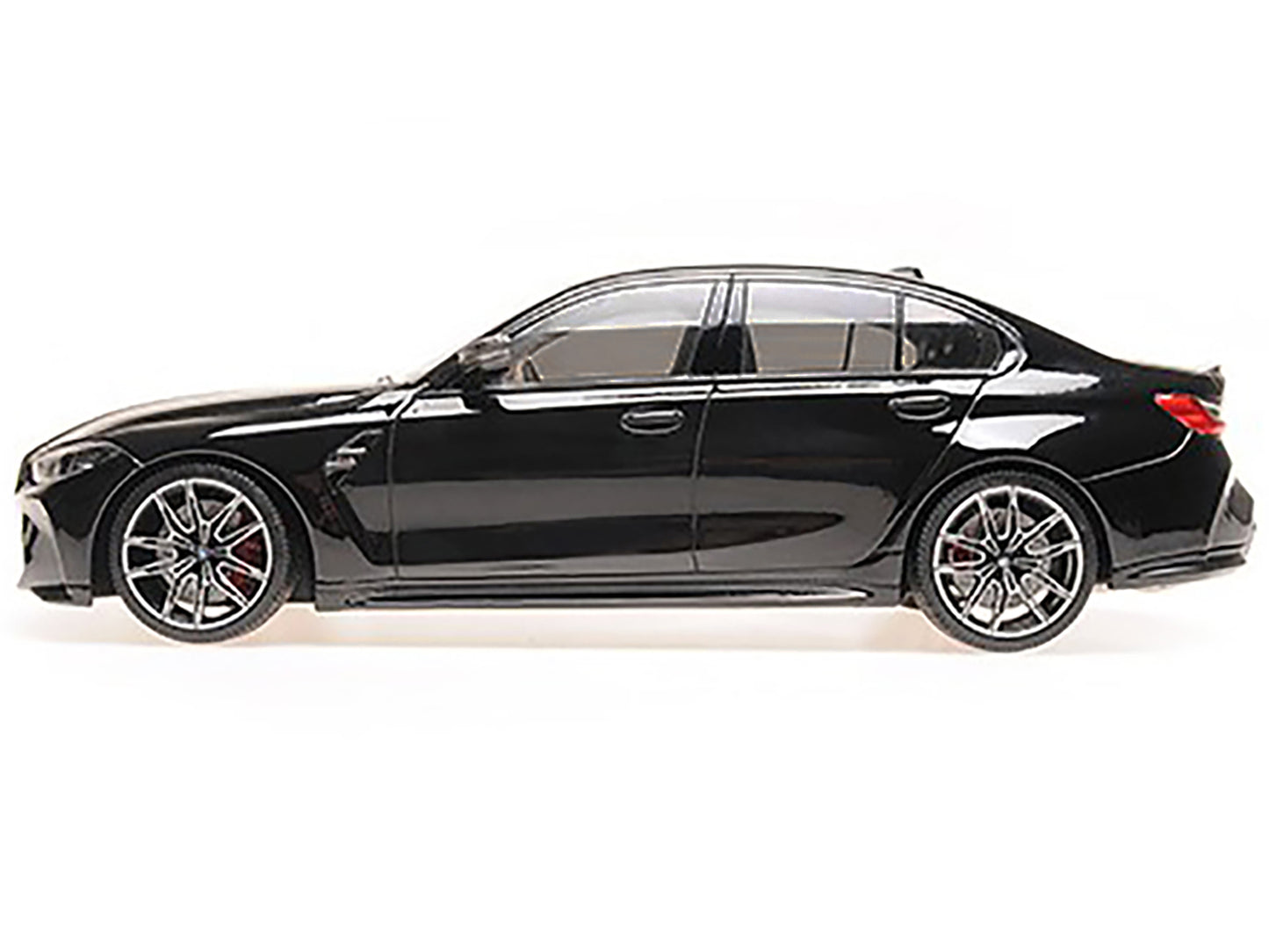 2020 BMW M3 Black Metallic with Carbon Top Limited Edition to 732 pieces Worldwide 1/18 Diecast Model Car by Minichamps