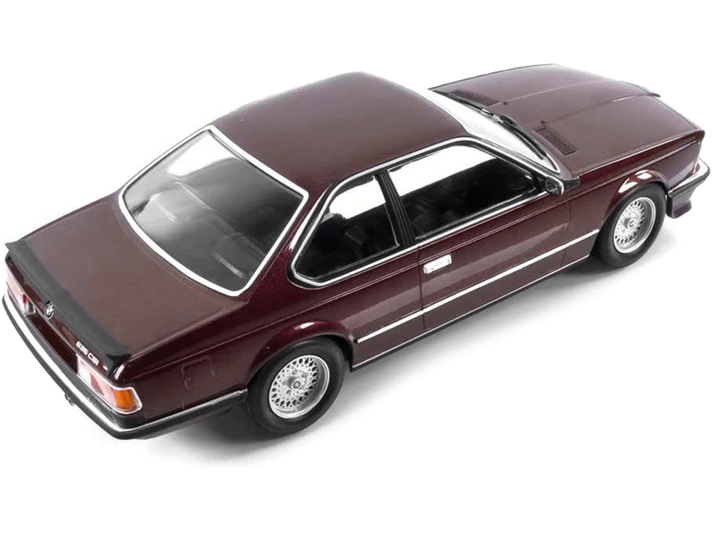 1982 BMW 635 CSi Red Metallic 1/18 Diecast Model Car by Minichamps