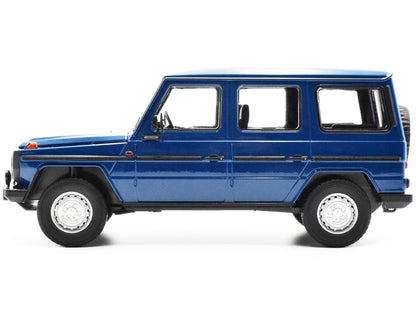 1980 Mercedes-Benz G-Model (LWB) Dark Blue with Black Stripes Limited Edition to 402 pieces Worldwide 1/18 Diecast Model Car by Minichamps