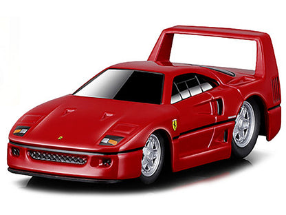 Ferrari F40 Red 1/64 Diecast Model Car by Muscle Machines