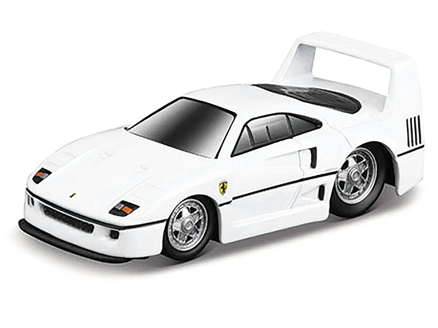 Ferrari F40 White 1/64 Diecast Model Car by Muscle Machines