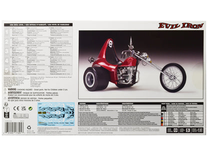 Level 5 Model Kit Evil Iron Custom Chopper Trike 1/8 Scale Model by Revell