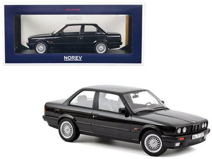 1988 BMW 325i Diamond Black Metallic 1/18 Diecast Model Car by Norev