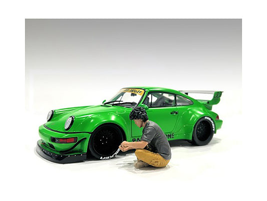 "RWB Legend Akira Nakai" Nakai-San Figure 4 for 1/18 Scale Models by American Diorama