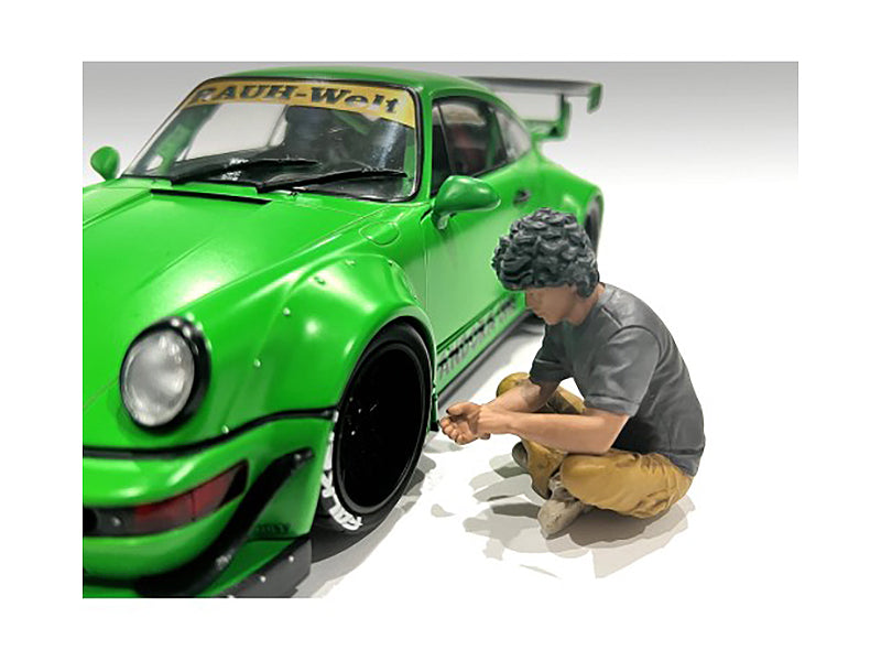 "RWB Legend Akira Nakai" Nakai-San Figure 4 for 1/18 Scale Models by American Diorama