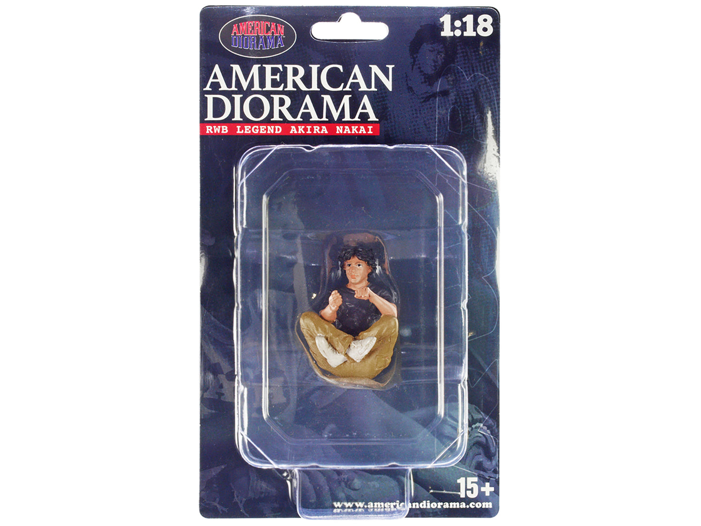 "RWB Legend Akira Nakai" Nakai-San Figure 4 for 1/18 Scale Models by American Diorama