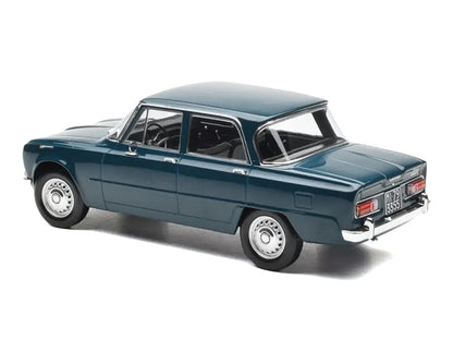 1964 Alfa Romeo Giulia ti Petrol Blue 1/18 Diecast Model Car by Norev