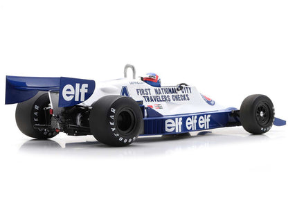 Tyrrell 008 #4 Patrick Depailler "Tyrrell-Ford" Winner Formula One F1 "Monaco GP" (1978) with Acrylic Display Case 1/18 Model Car by Spark