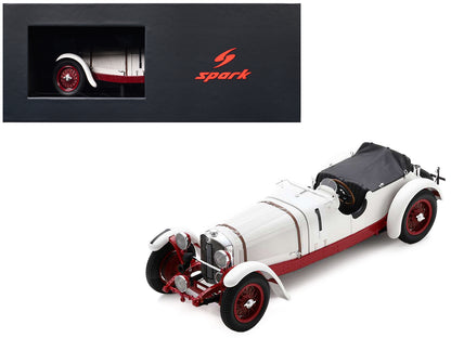 Mercedes-Benz SS #1 Boris Ivanowski - Henri Stoffel 2nd Place "24 Hours of Le Mans" (1931) with Acrylic Display Case 1/18 Model Car by Spark