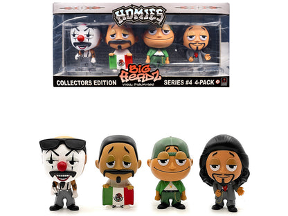 "Homies Big Headz" Series 4 Collector's Edition 4-Pack of Figures by Homies