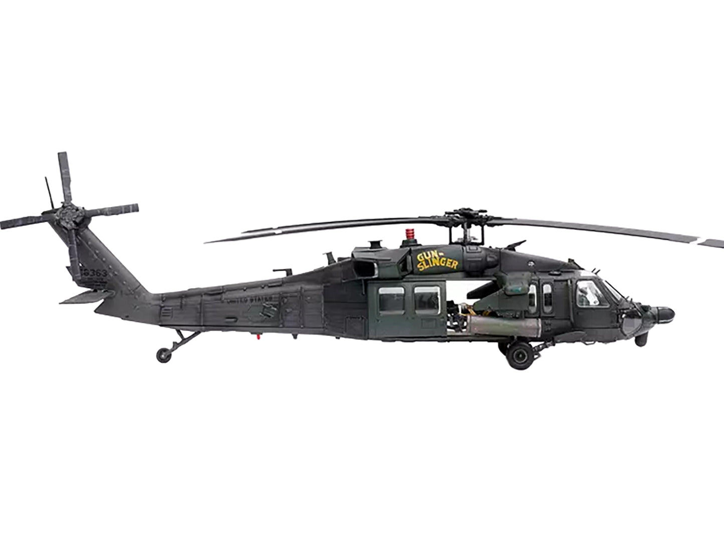 Sikorsky MH-60L Black Hawk Helicopter "91-26363 Gunslinger" United States Army 1/72 Diecast Model by Panzerkampf